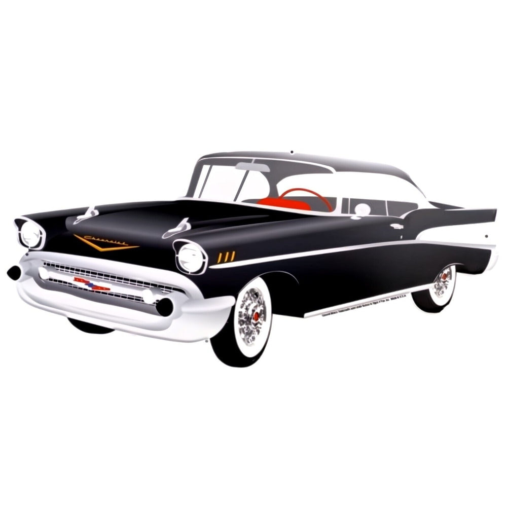 1957 Chevy Novelty Die Cut Embossed Sign 24" x 10" New! Home & Garden:Home Décor:Plaques & Signs Style Your Walls