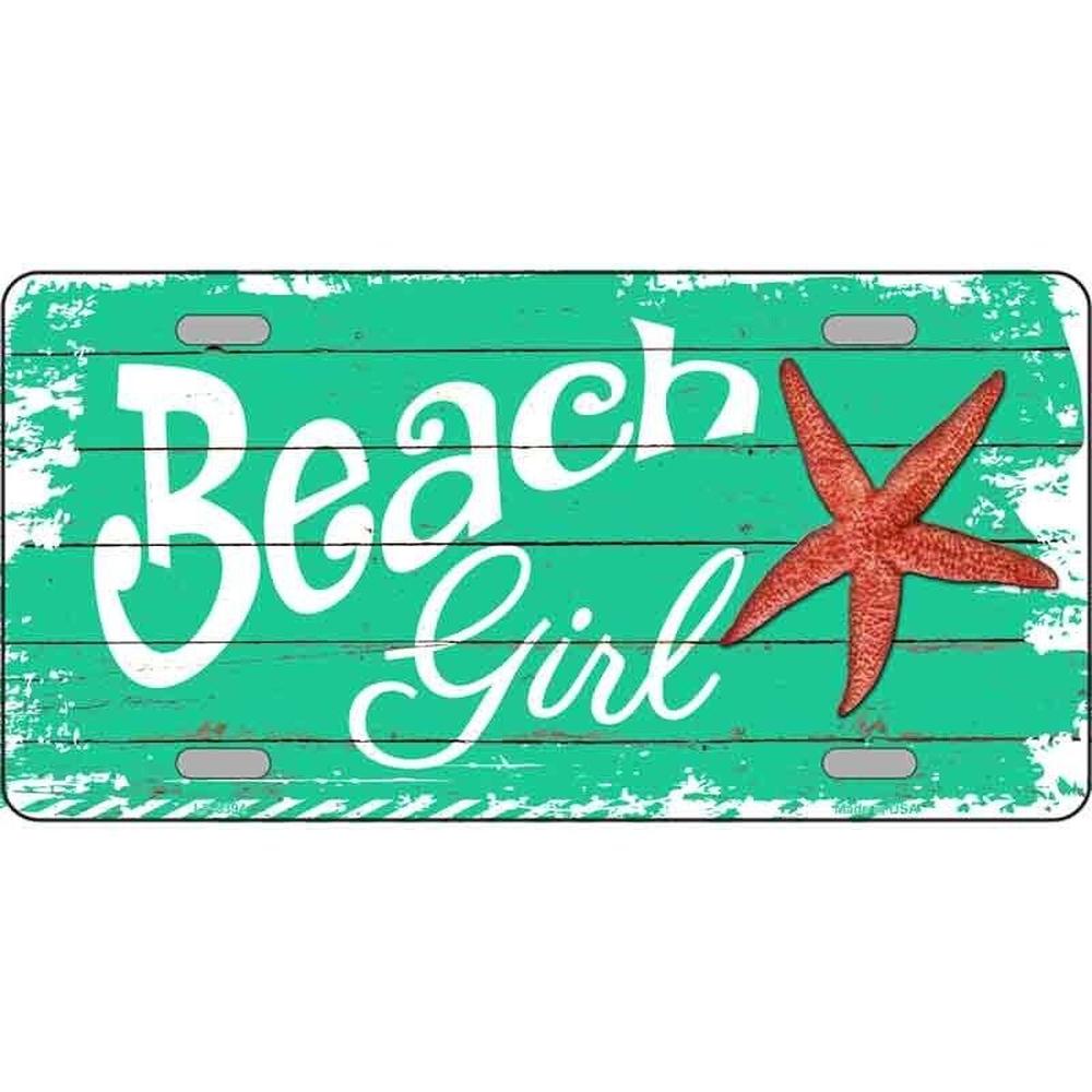 Beach Girl Metal Novelty License Plate 8" x 12' NEW! eBay Motors:Parts & Accessories:Car & Truck Parts & Accessories:Exterior Parts & Accessories:License Plates & Frames Style Your Walls
