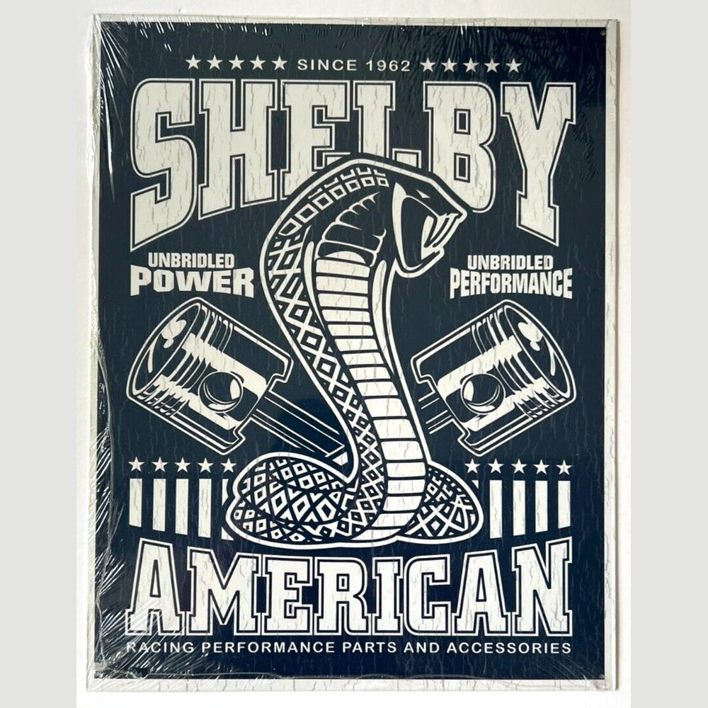 Shelby American Cobra Since 1962 Licensed Vintage Novelty Sign 16" x 12.5" NEW! Collectibles:Advertising:Automobiles:American:Ford Style Your Walls