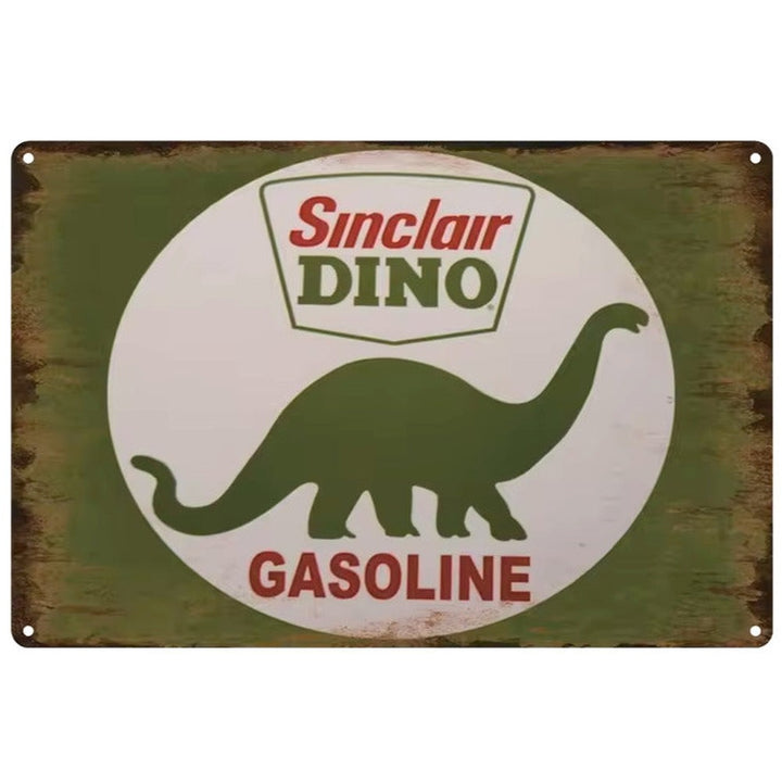 Sinclair Dino Gasoline Vintage Novelty Metal Sign 8" x 12" Wall Art Home & Garden:Home Décor:Plaques & Signs Style Your Walls