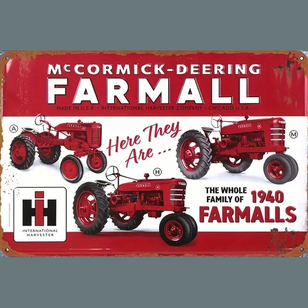 McCormick-Deering International Harvester Novelty Metal Sign 12" x 8" NEW! Home & Garden:Home Décor:Plaques & Signs Style Your Walls