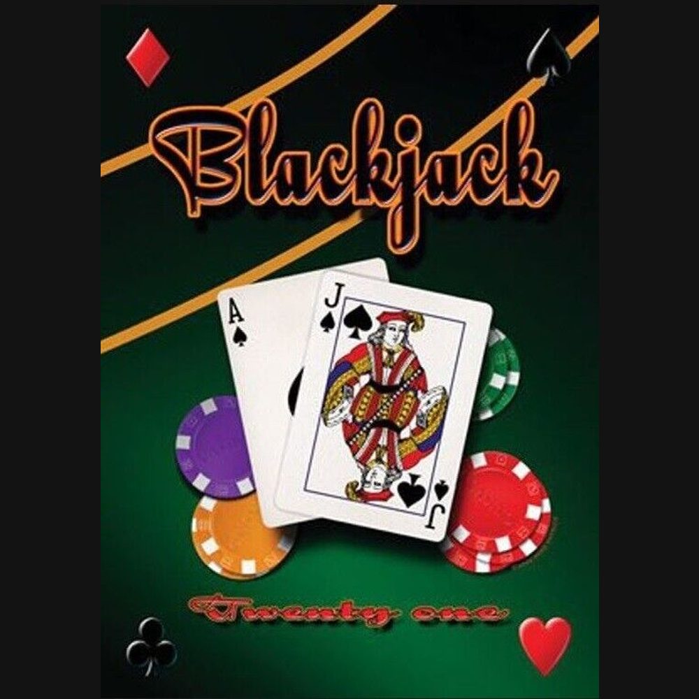Blackjack Poker Novelty Metal Sign 12.5" X 17.4" NEW! Home & Garden:Home Décor:Plaques & Signs Style Your Walls
