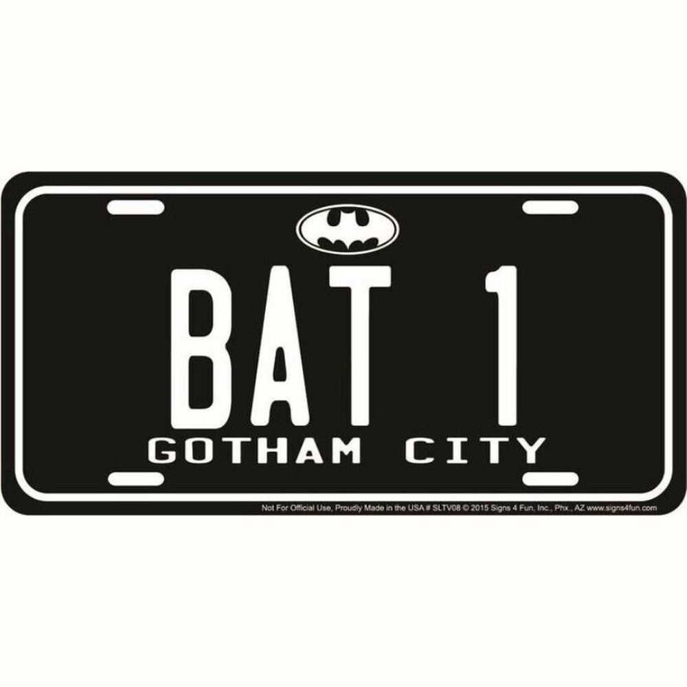 Bat 1 Gotham City Novelty Metal Embossed License Plate 6" x 12" eBay Motors:Parts & Accessories:Car & Truck Parts & Accessories:Exterior Parts & Accessories:License Plates & Frames Style Your Walls