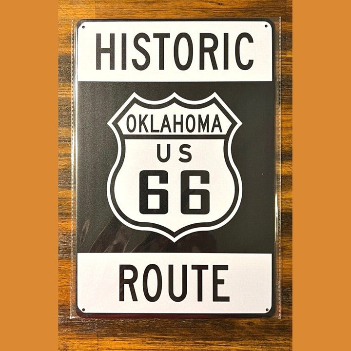 Route 66 Historic Route Novelty Metal Sign 12" x 8" NEW! Home & Garden:Home Décor:Plaques & Signs Style Your Walls
