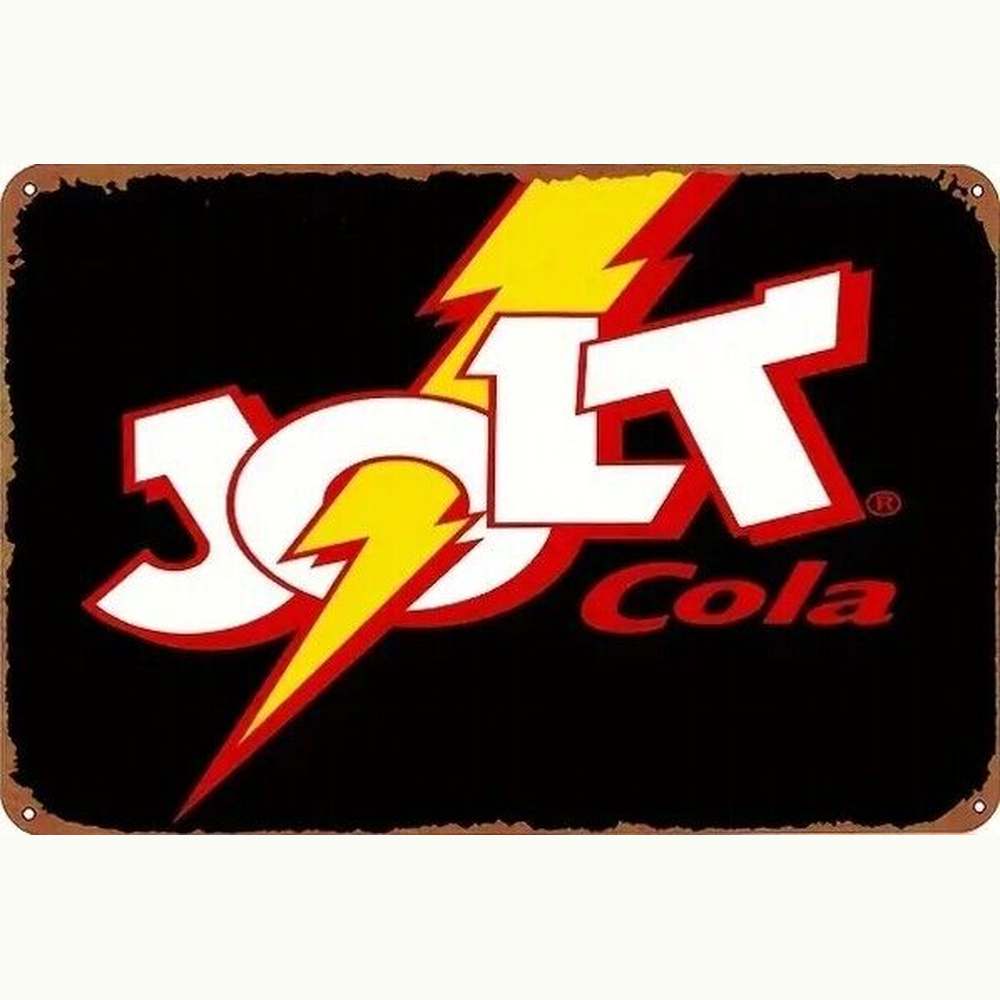 Jolt Cola Vintage Novelty Metal Sign 12" x 8" Wall Art Home & Garden:Home Décor:Plaques & Signs Style Your Walls