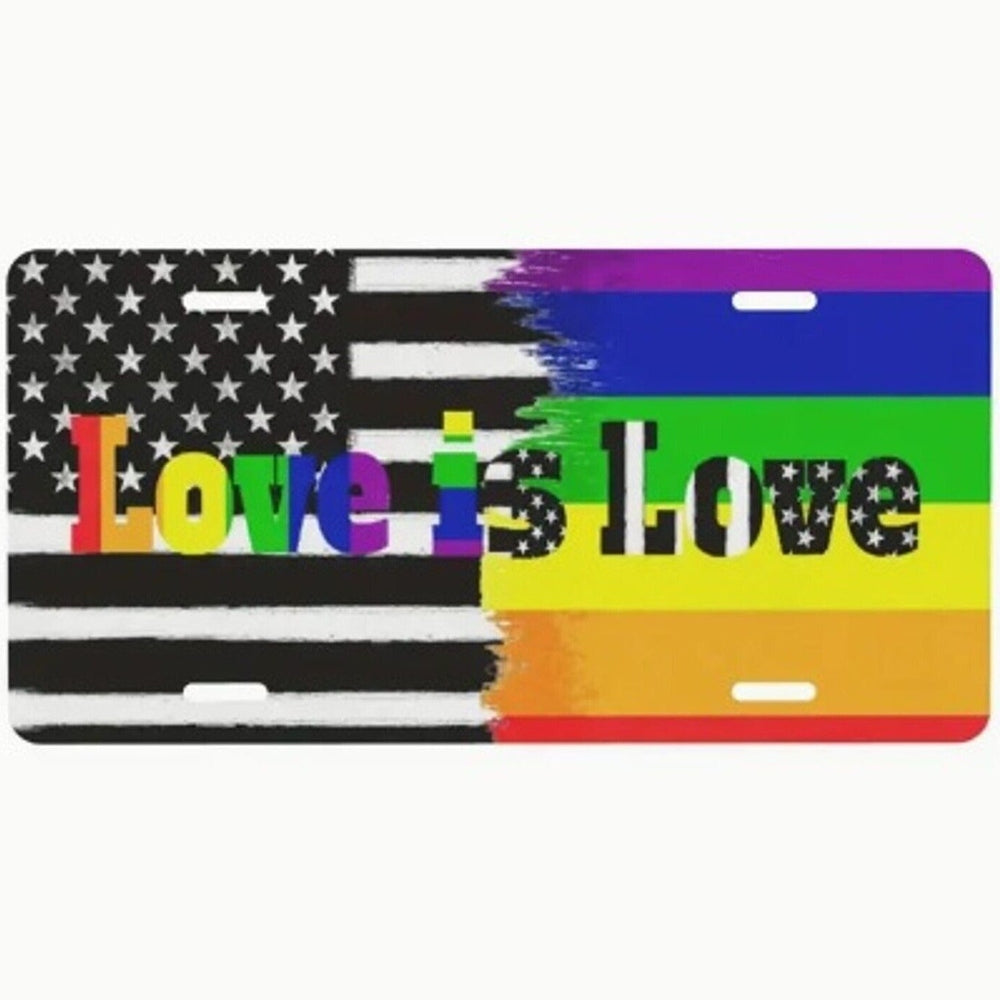 Love Is Love Novelty Metal 6" x 12" License Plate NEW! eBay Motors:Parts & Accessories:Car & Truck Parts & Accessories:Exterior Parts & Accessories:License Plates & Frames Style Your Walls