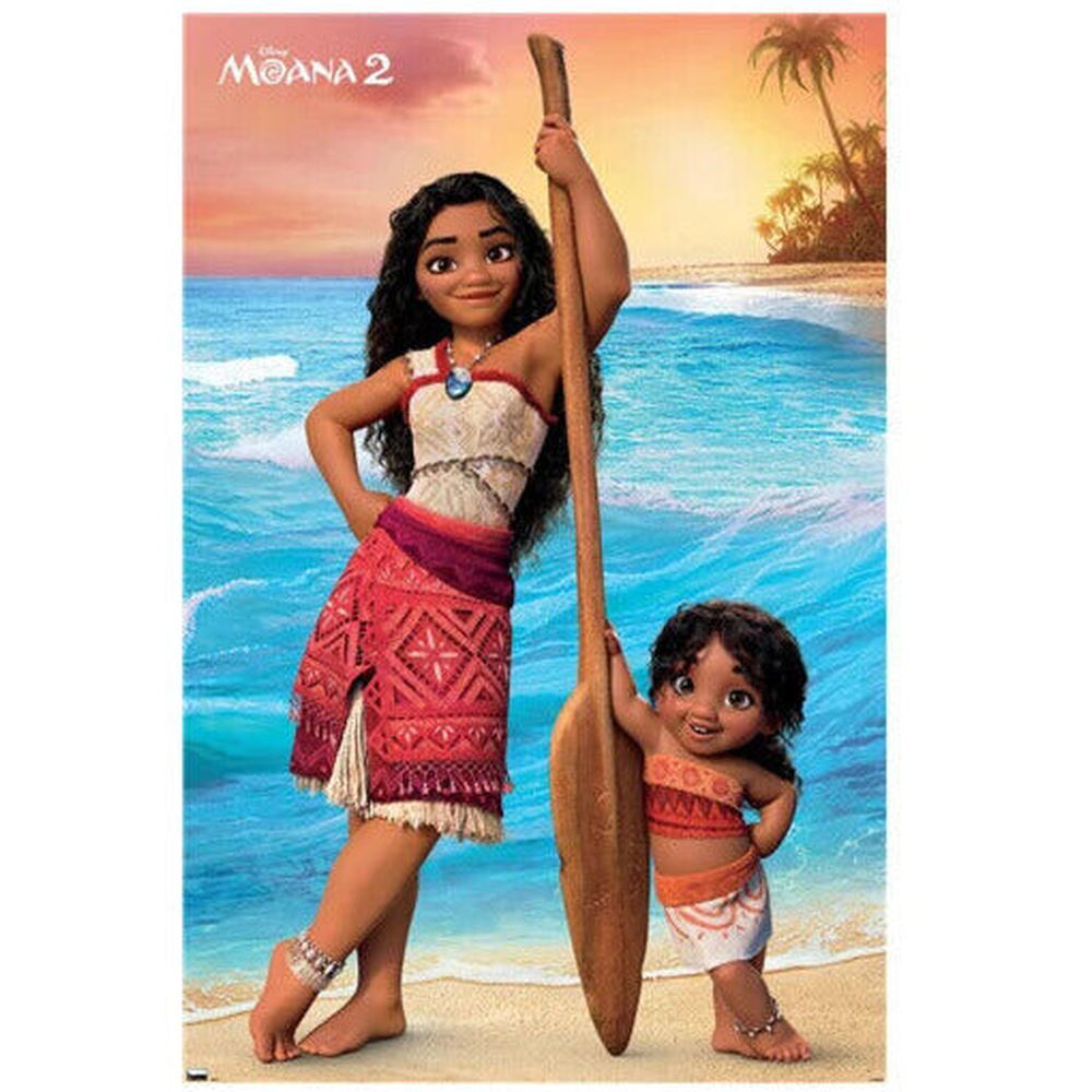 Moana 2 Moana and Simea Movie Poster 22.375" x 34" NEW! Home & Garden:Home Décor:Posters & Prints Style Your Walls
