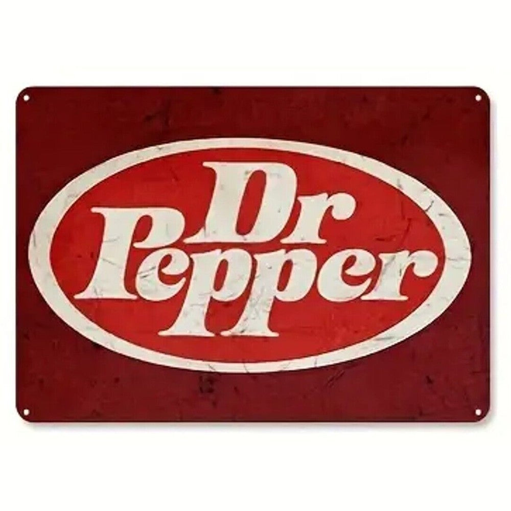 Dr Pepper Vintage Novelty Metal Sign 12" x 8" Wall Art Home & Garden:Home Décor:Plaques & Signs Style Your Walls