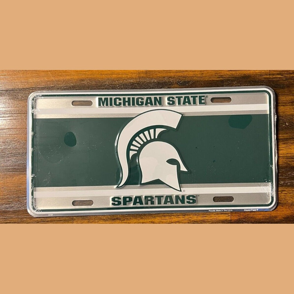 Michigan State Spartans Collegiate Licensed Novelty License Plate 6" x 12" eBay Motors:Parts & Accessories:Car & Truck Parts & Accessories:Exterior Parts & Accessories:License Plates & Frames Style Your Walls