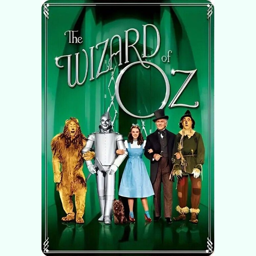 The Wizard of Oz Vintage Novelty Metal Sign 12" x 8" Wall Art Home & Garden:Home Décor:Plaques & Signs Style Your Walls