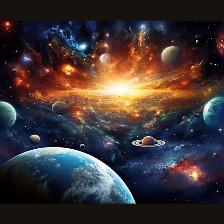 Stunning Solar System & Galaxy Vibrant Fabric Tapestry 90.5" x 70.8" NEW Home & Garden:Home Décor:Tapestries Style Your Walls