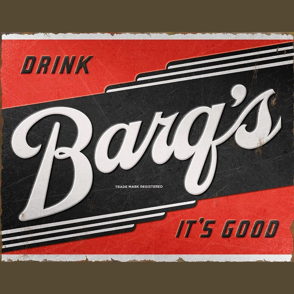 Drink Barq's Root Beer It's Good Vintage Novelty Sign 16" x 12.5" Home & Garden:Home Décor:Plaques & Signs Style Your Walls
