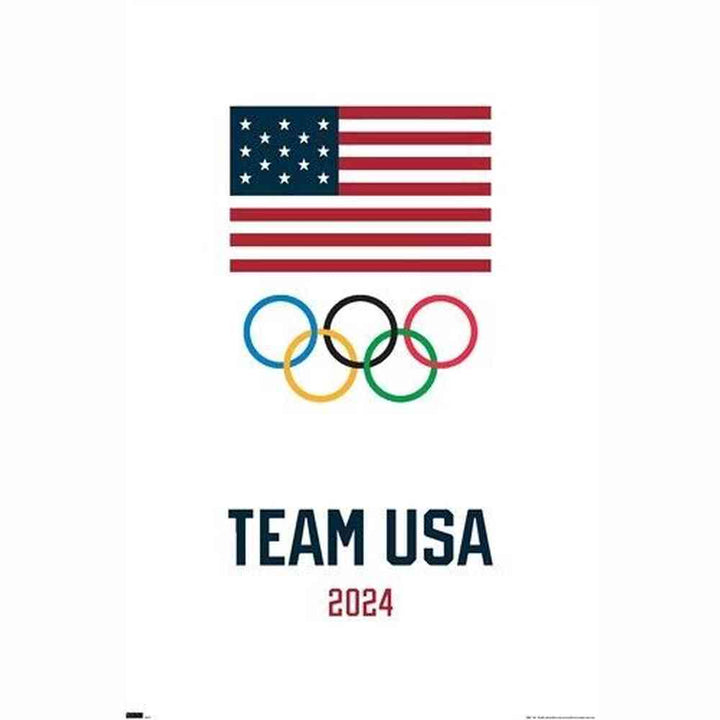 Team USA 2024 Licensed Poster 22.375" x 34" New! Sports Mem, Cards & Fan Shop:Fan Apparel & Souvenirs:Olympics Style Your Walls