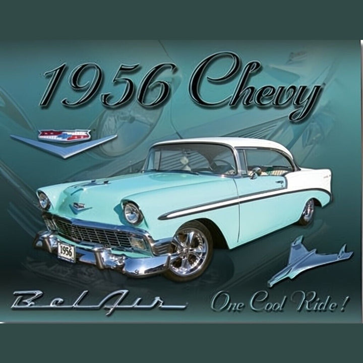 1956 Chevy Bel Air One Cool Ride Licensed Novelty Sign 16" x 12.5" NEW! Home & Garden:Home Décor:Plaques & Signs Style Your Walls