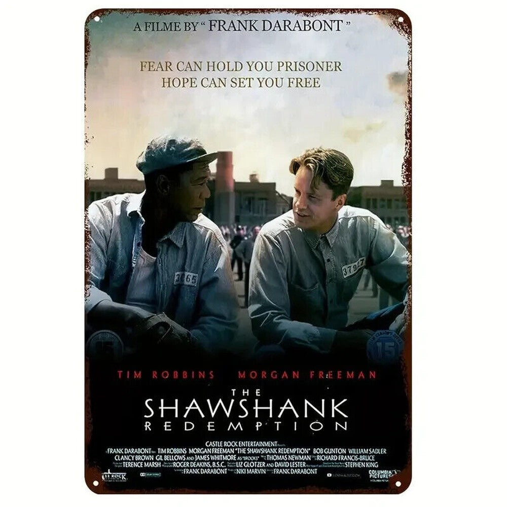 Shawshank Redemption Movie Novelty Metal Sign 12" x 8" Wall Art Home & Garden:Home Décor:Plaques & Signs Style Your Walls