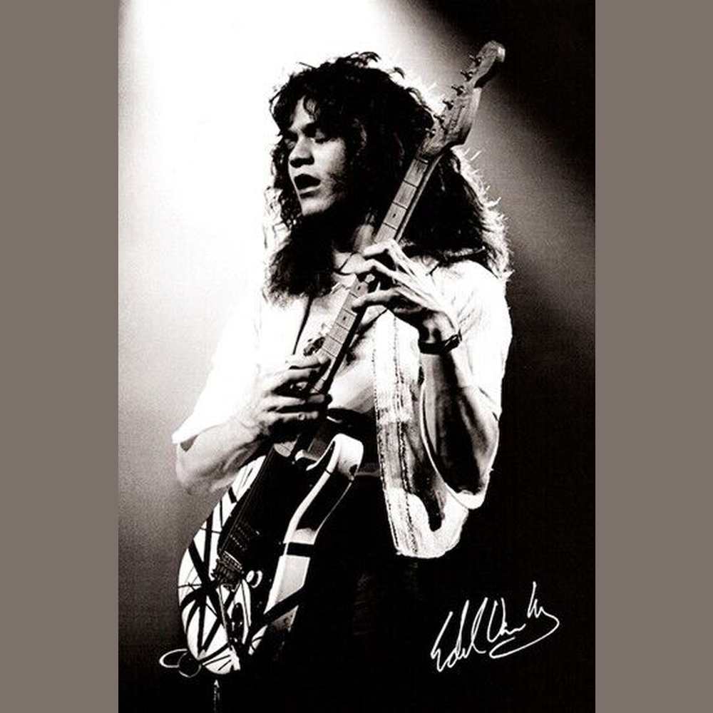 Eddie Van Halen Poster 24" x 36" New! Art:Art Posters Style Your Walls