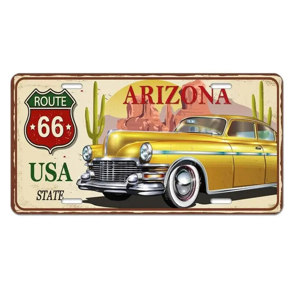 Route 66 Arizona State Novelty Vintage License Plate 6" x 12" New eBay Motors:Parts & Accessories:Car & Truck Parts & Accessories:Exterior Parts & Accessories:License Plates & Frames Style Your Walls