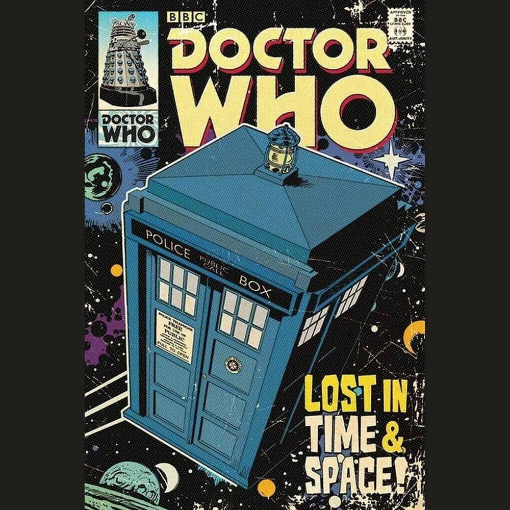 Doctor Who Lost In Time And Space Poster 24" x 36" New! Art:Art Posters Style Your Walls