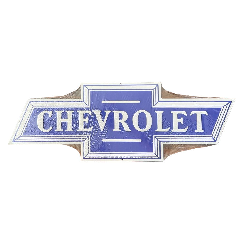 Chevrolet Chevy Bowtie Novelty Die Cut Embossed Sign 24" x 9" New! Home & Garden:Home Décor:Plaques & Signs Style Your Walls