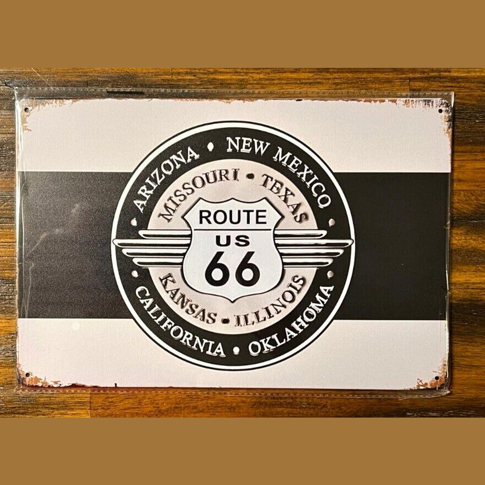 Route 66 States Novelty Metal Sign 12" x 8" NEW! Home & Garden:Home Décor:Plaques & Signs Style Your Walls