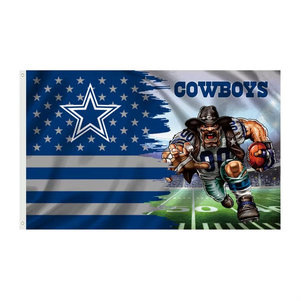 Dallas Cowboys 3' X 5' Graphic Flag Banner With Grommets New! Sports Mem, Cards & Fan Shop:Fan Apparel & Souvenirs:Football-NFL Style Your Walls