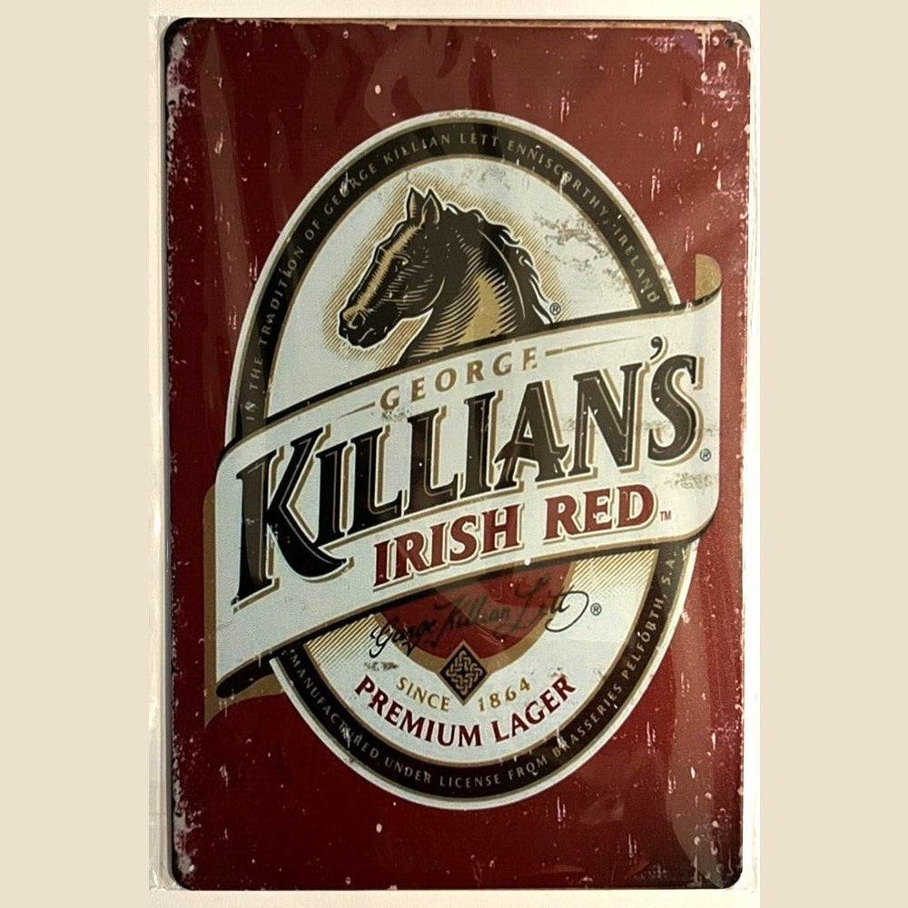 Killian's Irish Red Premium Lager Beer Novelty Metal Sign 12" x 8" NEW! Home & Garden:Home Décor:Plaques & Signs Style Your Walls