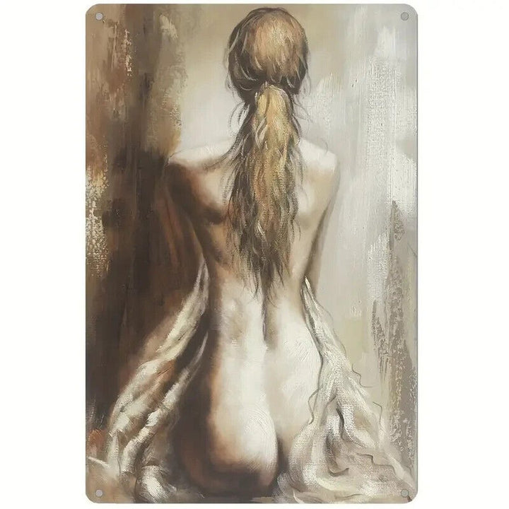 Elegant Woman Artistic Nude Novelty Vintage 12" x 8" Metal Sign NEW! Home & Garden:Home Décor:Plaques & Signs Style Your Walls