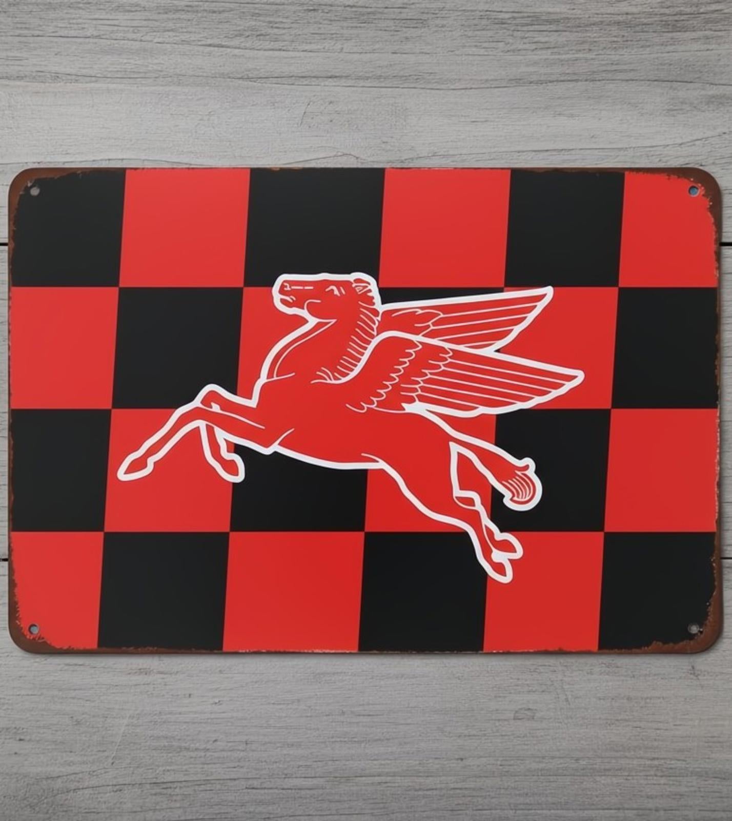 Mobilgas Mobil 8 x 12 Vintage Novelty Metal Sign Made In USA NEW!