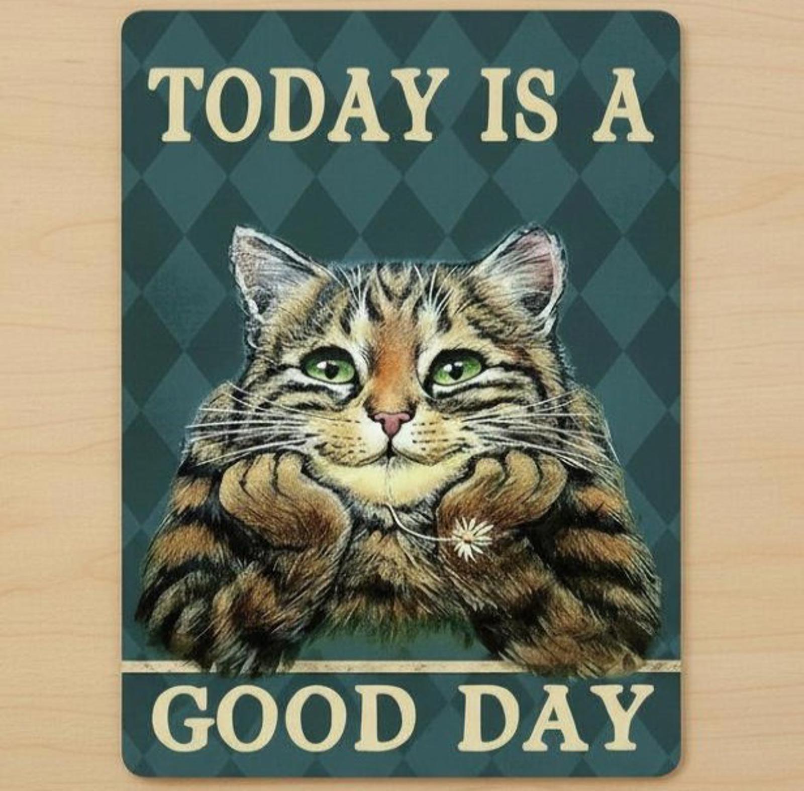 Today Is A Good Day 9.5 x 8 Mouse Pad With Anti-Slip Rubber Backing Made In USA
