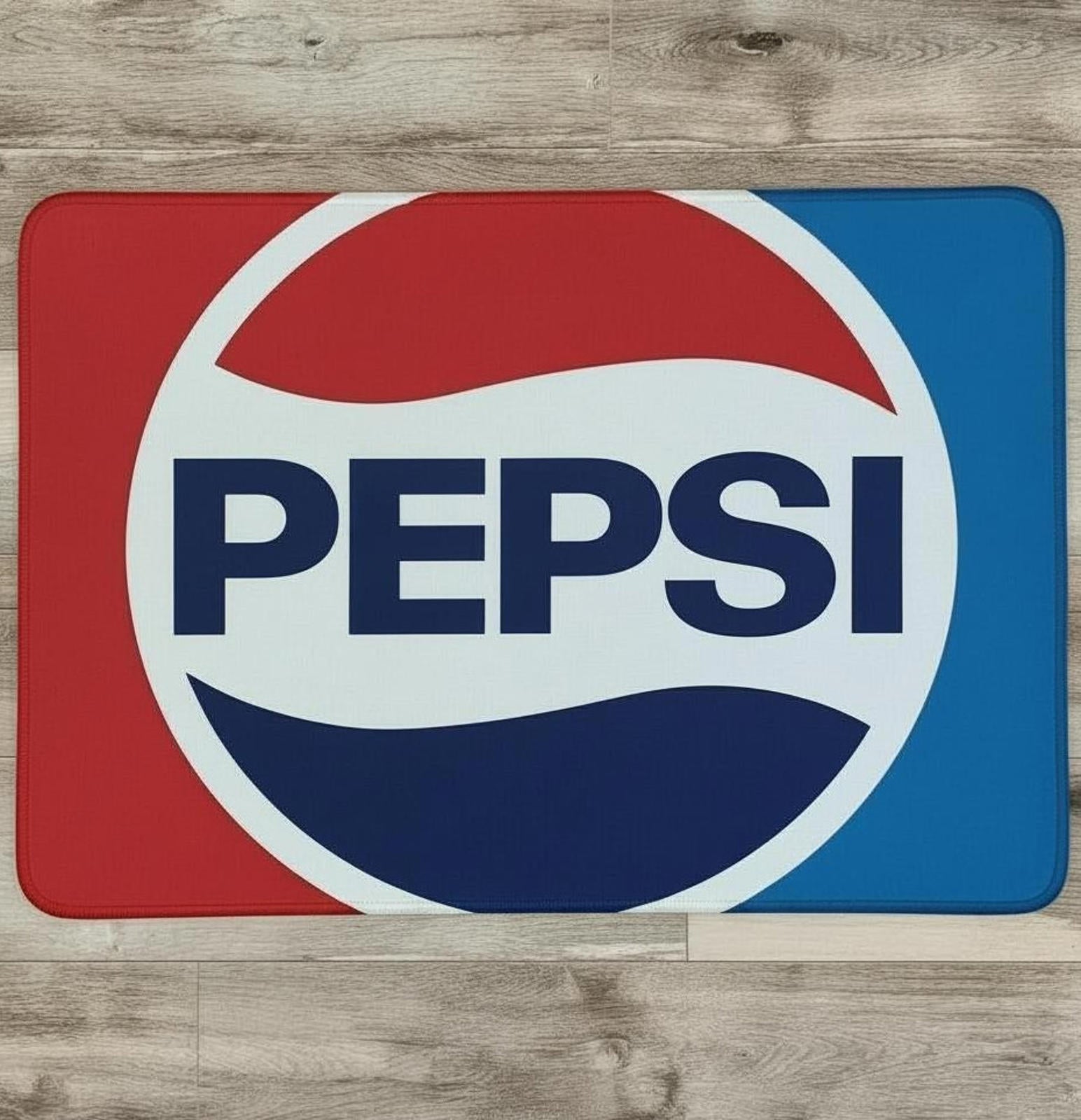 Pepsi-Cola Pepsi 9.5 x 8 Mouse Pad With Anti-Slip Rubber Backing Made In USA