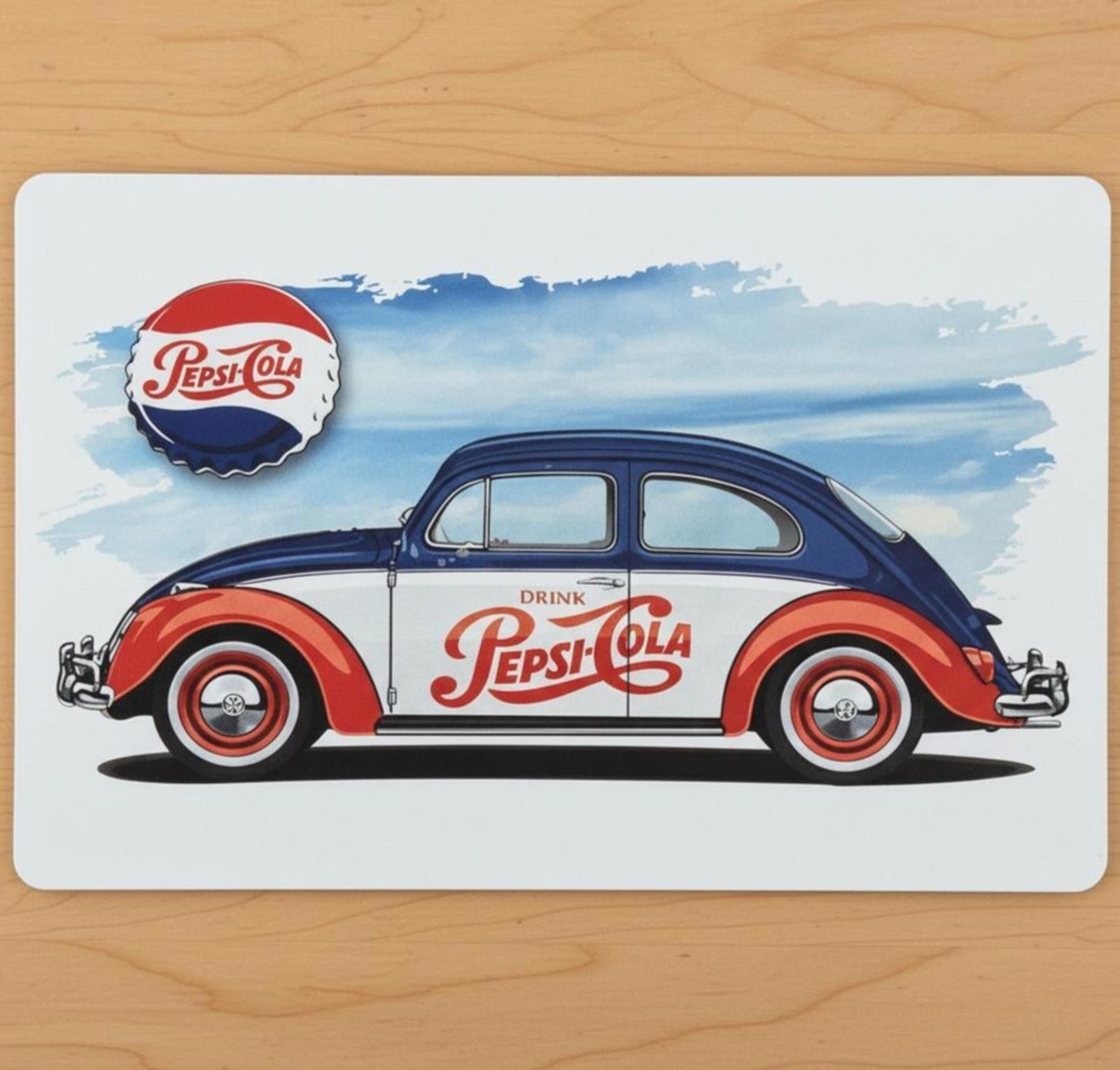 Pepsi-Cola Pepsi 9.5 x 8 Mouse Pad With Anti-Slip Rubber Backing Made In USA