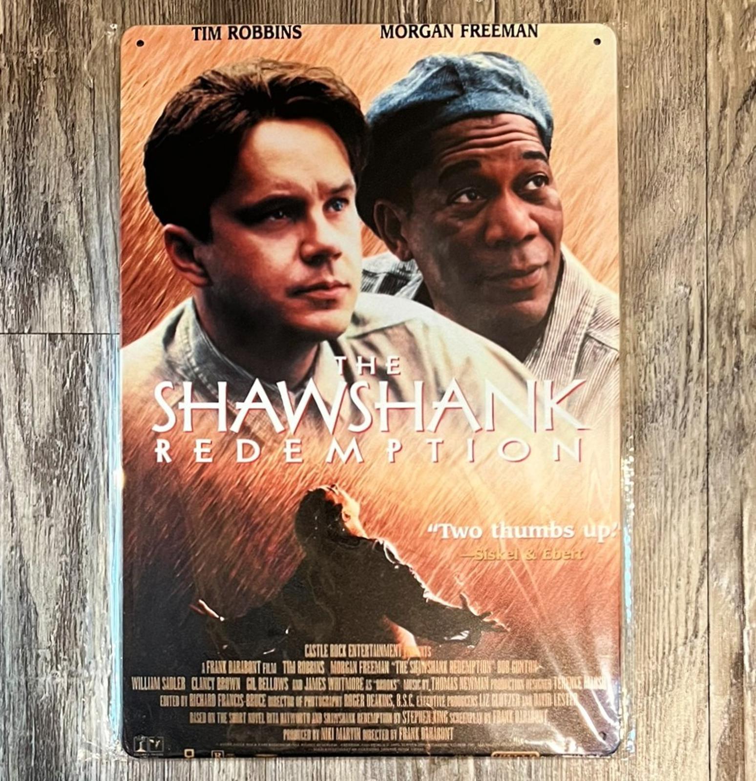 The Shawshank Redemption 8 x 12 Novelty Metal Sign New!
