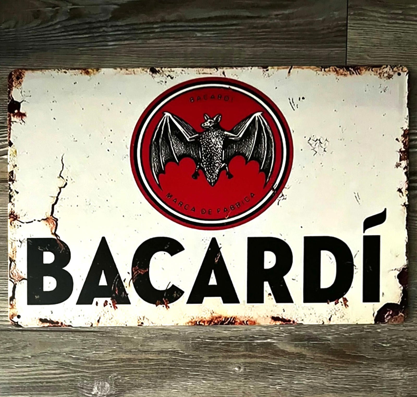 Bacardi Rum 8 x 12 Vintage Novelty Metal Sign New!