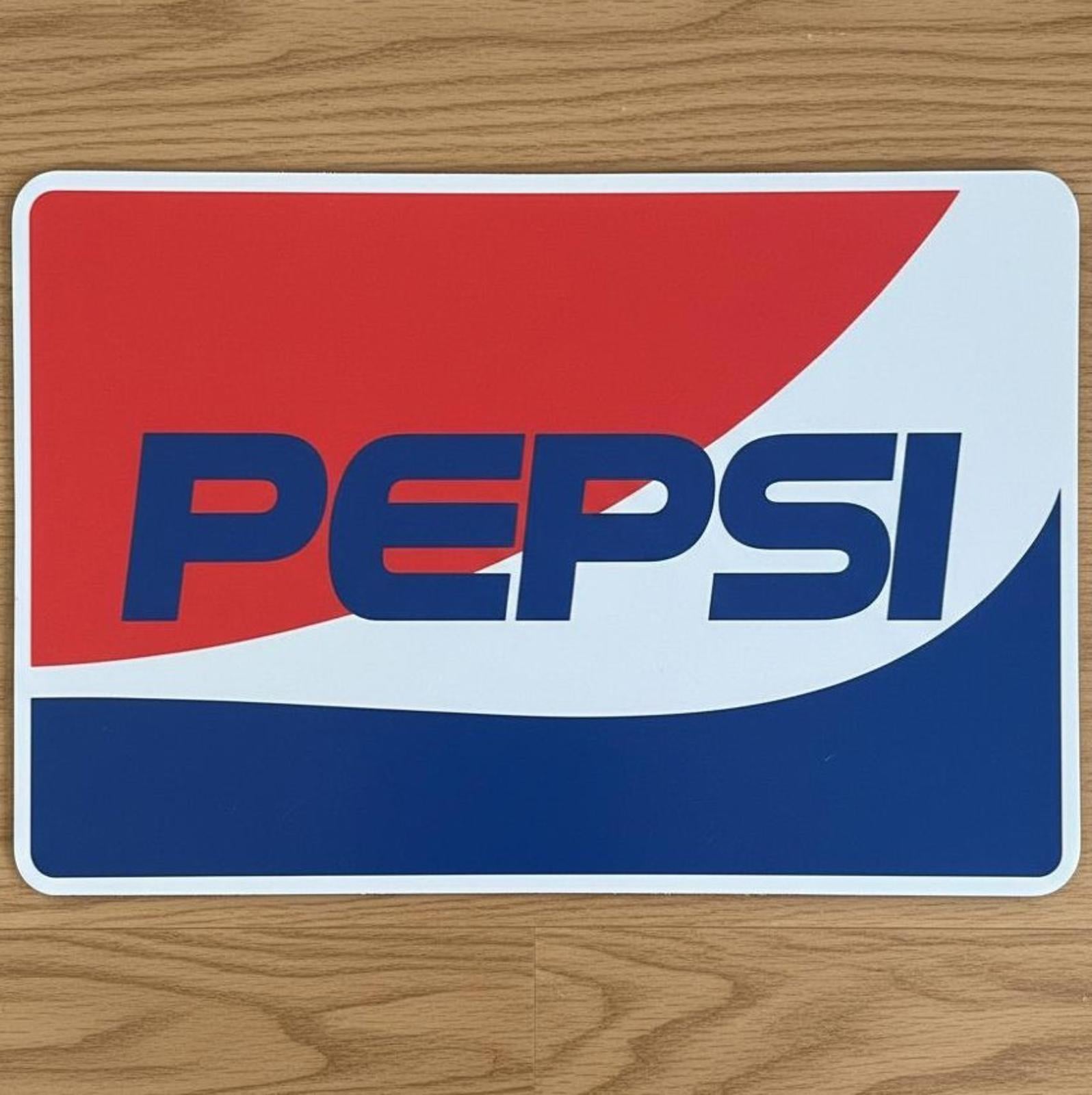 Pepsi 9.5 x 8 Mouse Pad With Anti-Slip Rubber Backing Made In USA