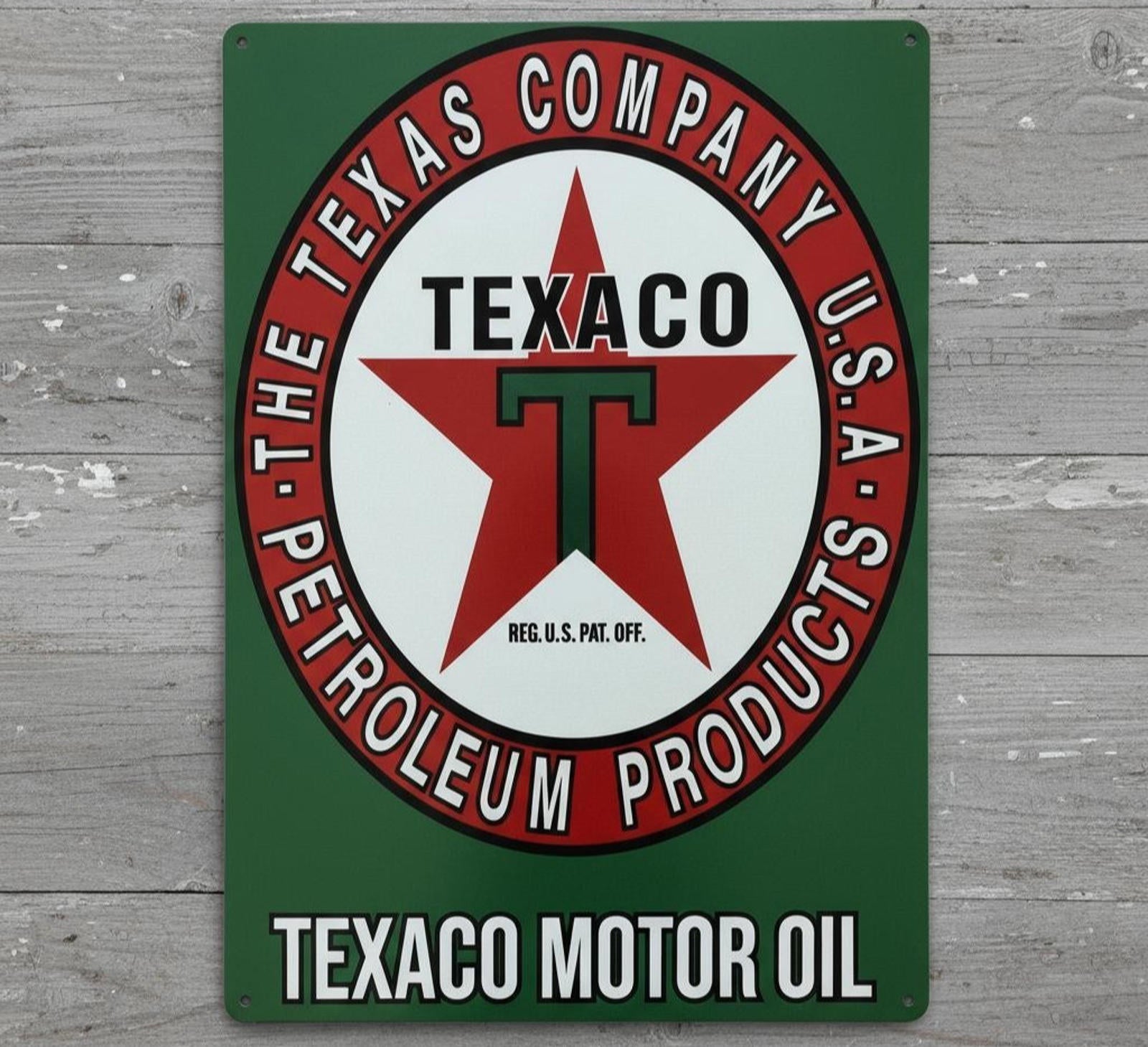 Texaco Motor Oil 8 x 12 Novelty Metal Sign Made In USA New!
