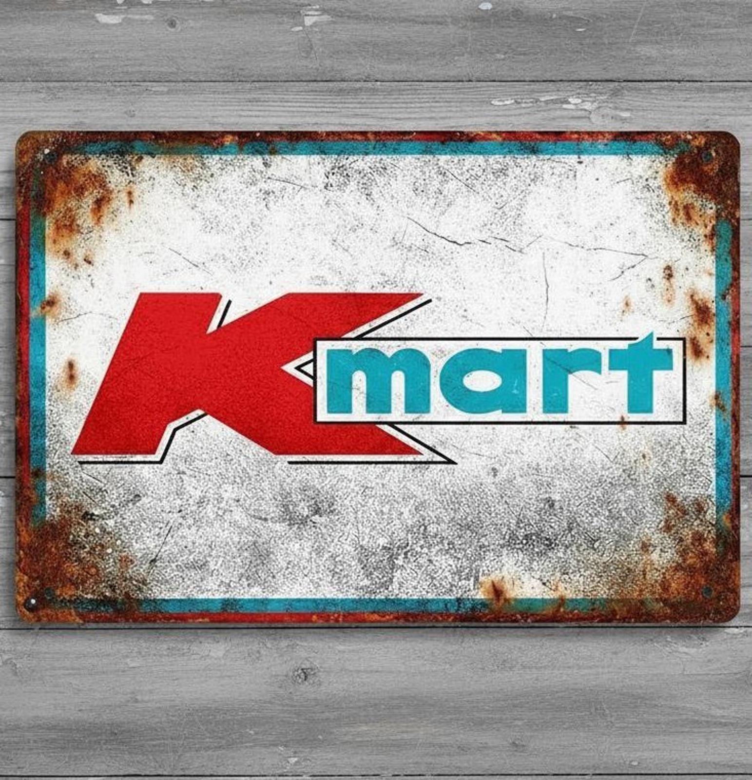 K Mart 8 x 12 Vintage Novelty Metal Sign Made In USA New!