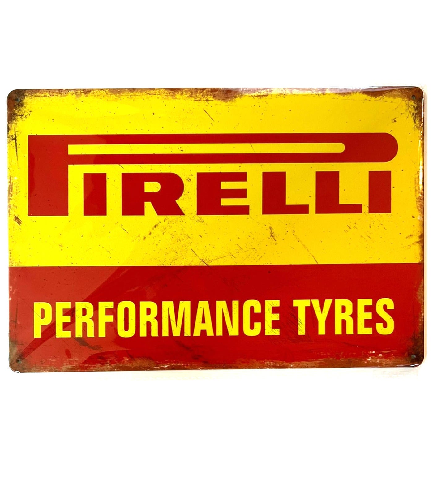 Pirelli Performance Tyres 8 x 12 Novelty Metal Sign New Shrink-wrapped