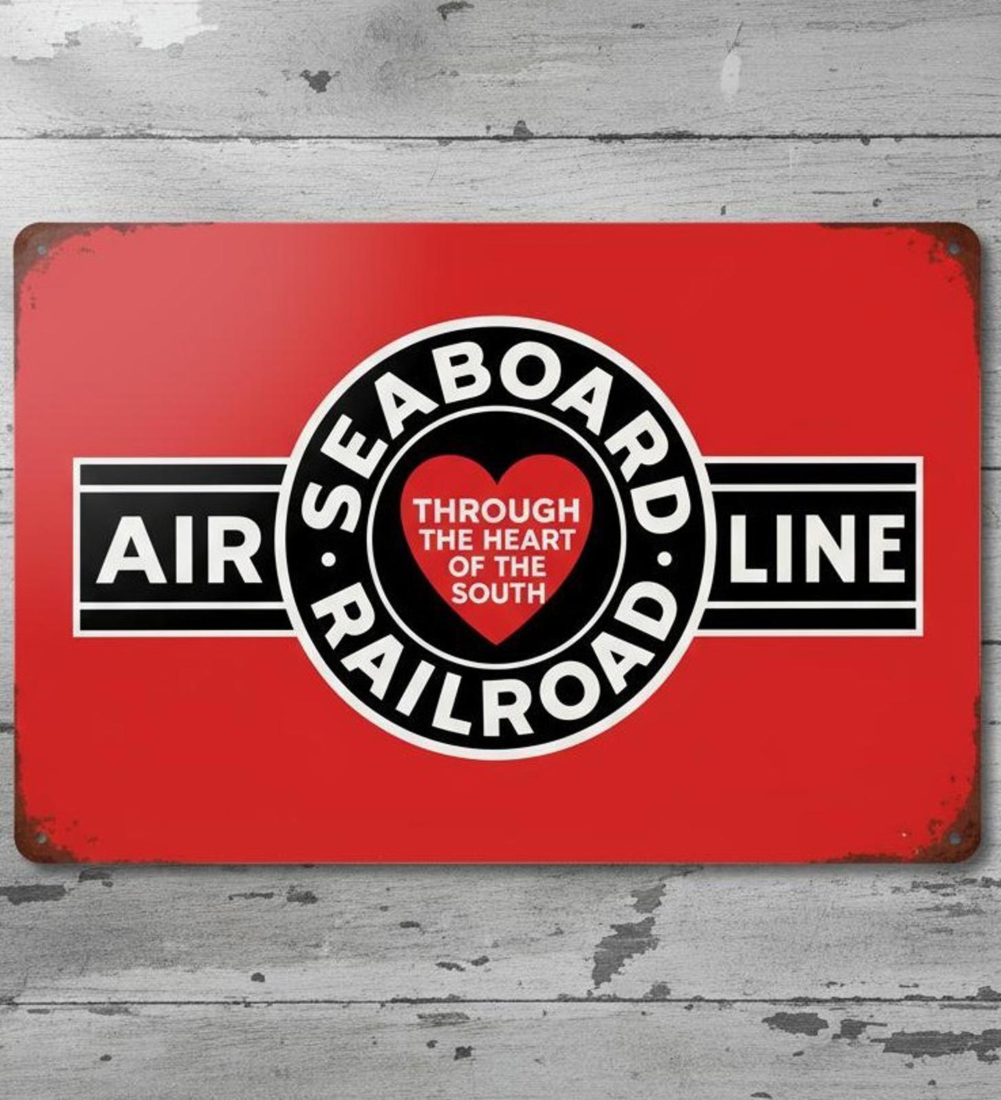 Seaboard Railroad Air Line 8 x 12 Novelty Metal Sign Made In USA New!