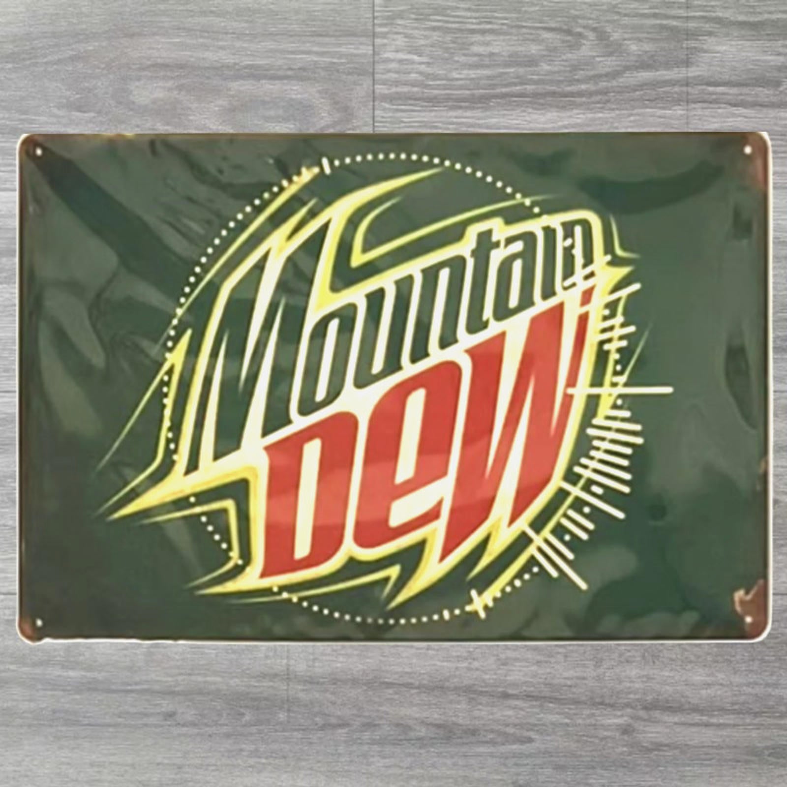 Mountain Dew 8 x 12 Vintage Novelty Metal Sign New Shrink-wrapped