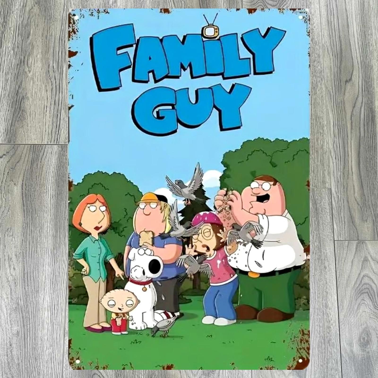 Family Guy 8 x 12 Novelty Metal Sign Shrink-Wrapped New!
