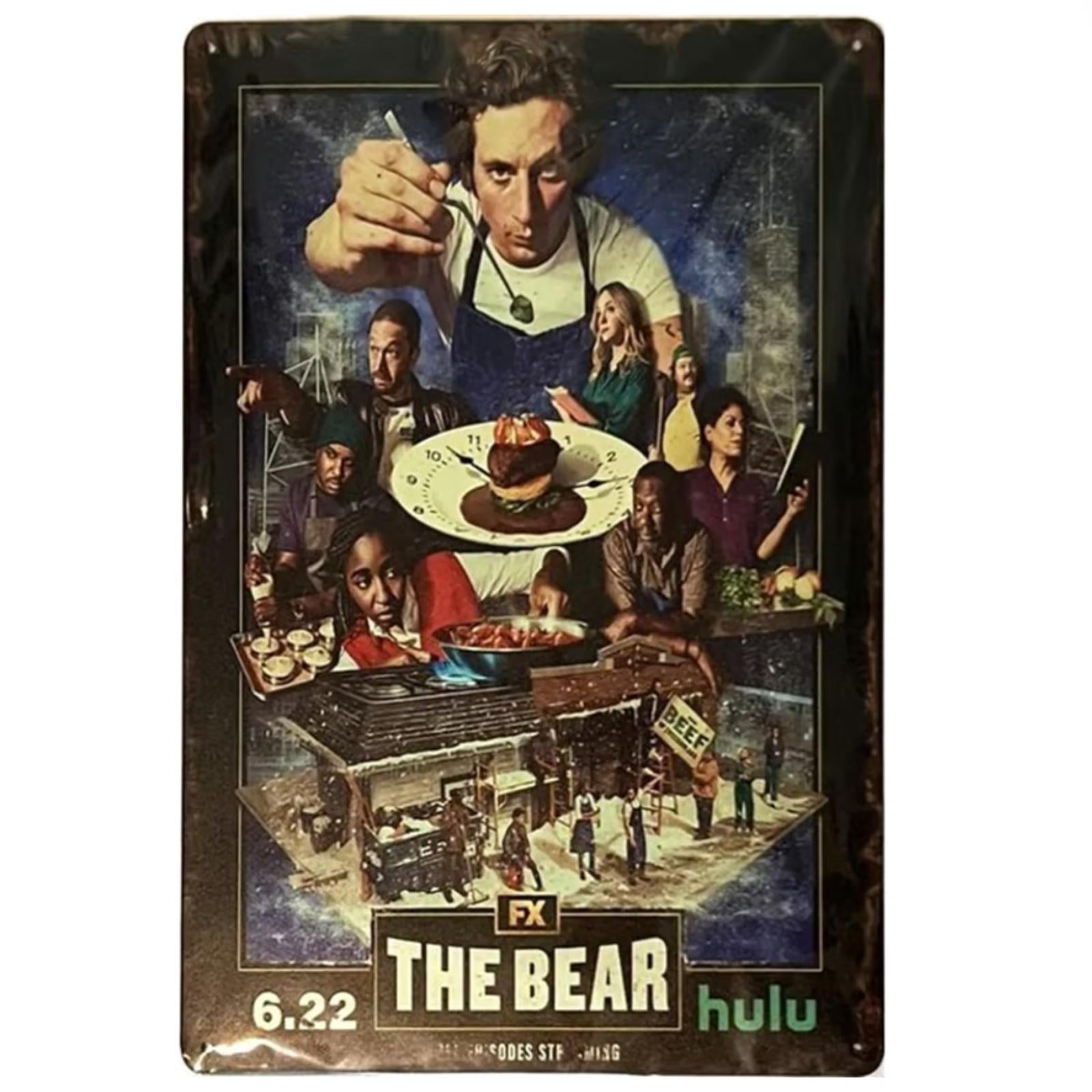 The Bear Jeremy Allen White 1 8 x 12 Novelty Metal Sign Shrink-Wrapped New!