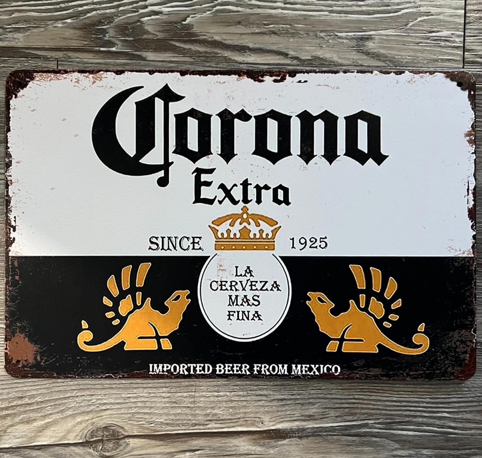 Corona Extra Beer 8 x 12 Vintage Novelty Metal Sign New!