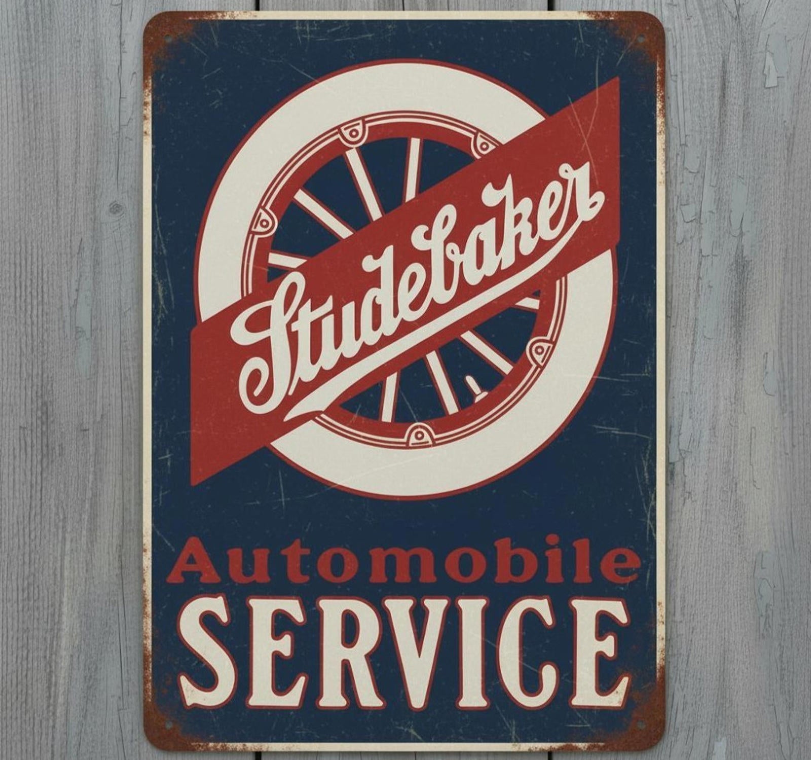 Studebaker Automobile Service 8 x 12 Vintage Novelty Metal Sign Made In USA