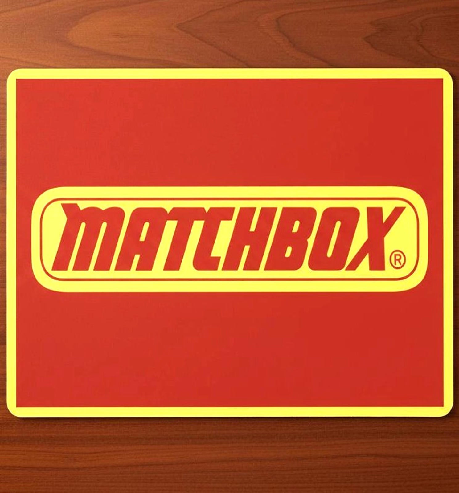 Matchbox 9.5 x 8 Mouse Pad With Anti-Slip Rubber Backing Made In USA