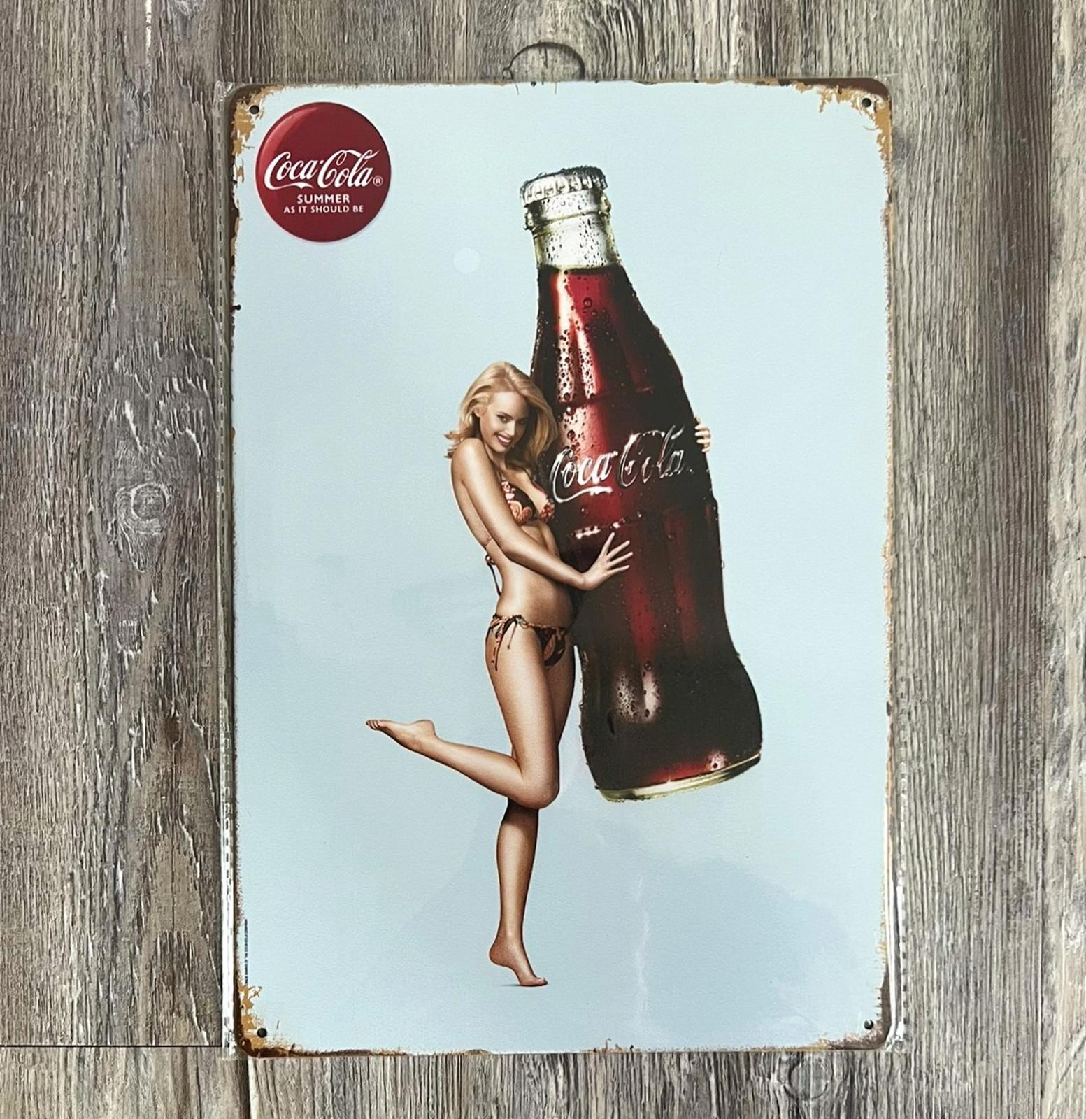 Coca-Cola Summer As It Should Be 8 x 12 Novelty Metal Sign Shrink-wrapped New!