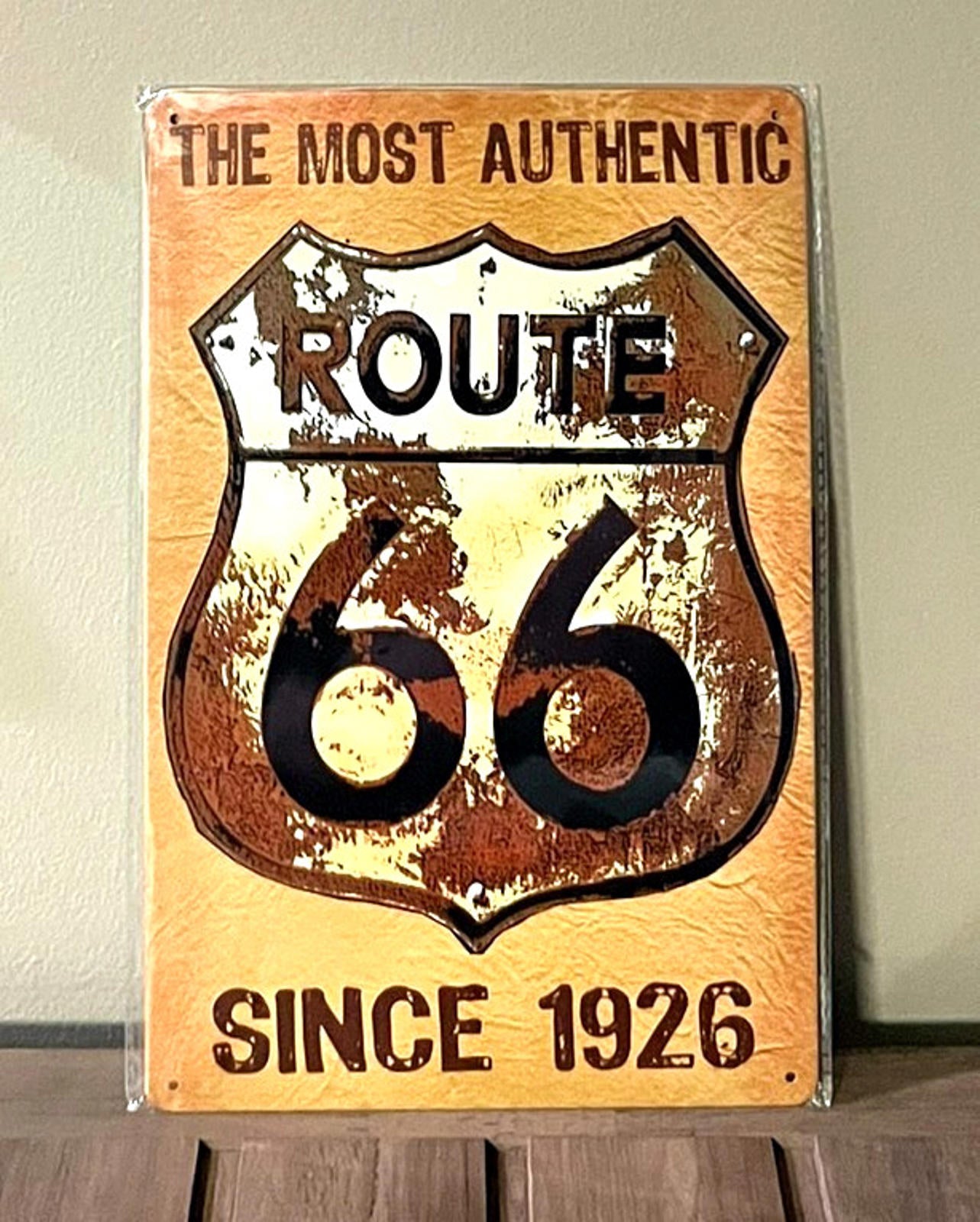 Route 66 Since 1926 8 x 12 Novelty Metal Sign New Shrink-wrapped