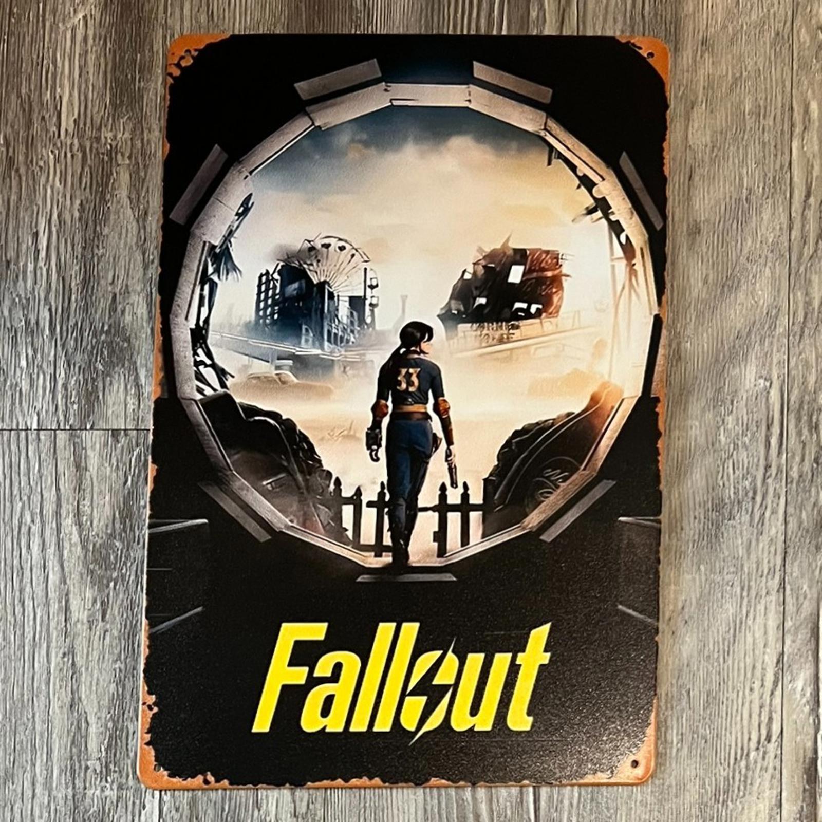Fallout Amazon Prime TV Series 8 x 12 Novelty Metal Sign New!