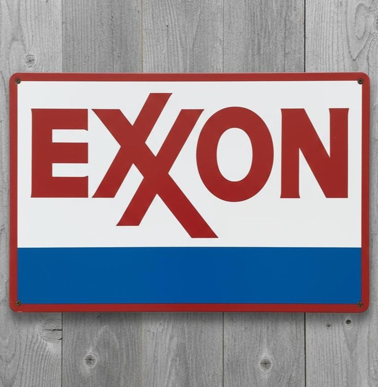 Exxon 8 x 12 Novelty Metal Sign Made In USA New!