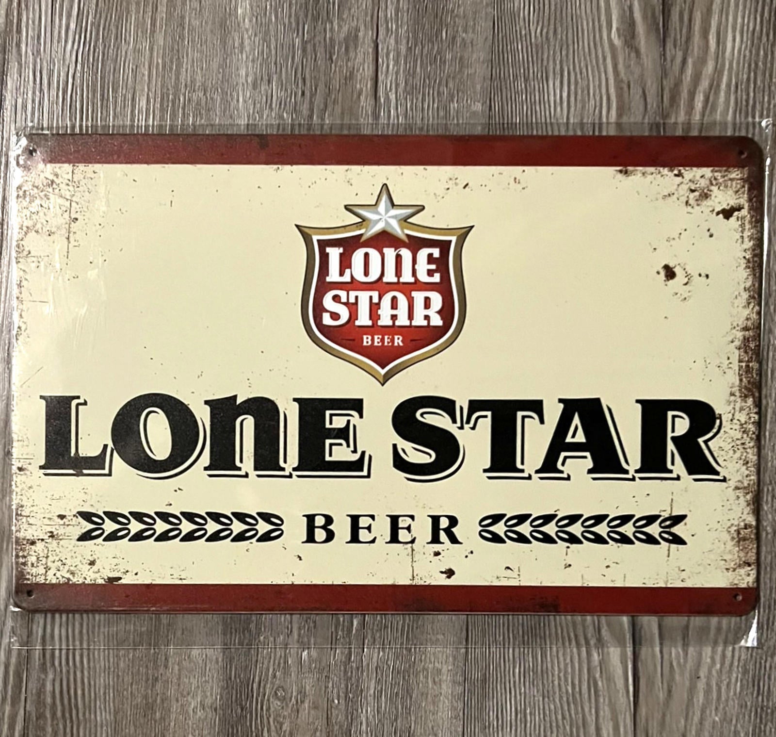Lone Star Beer 8 x 12 Vintage Novelty Metal Sign New!