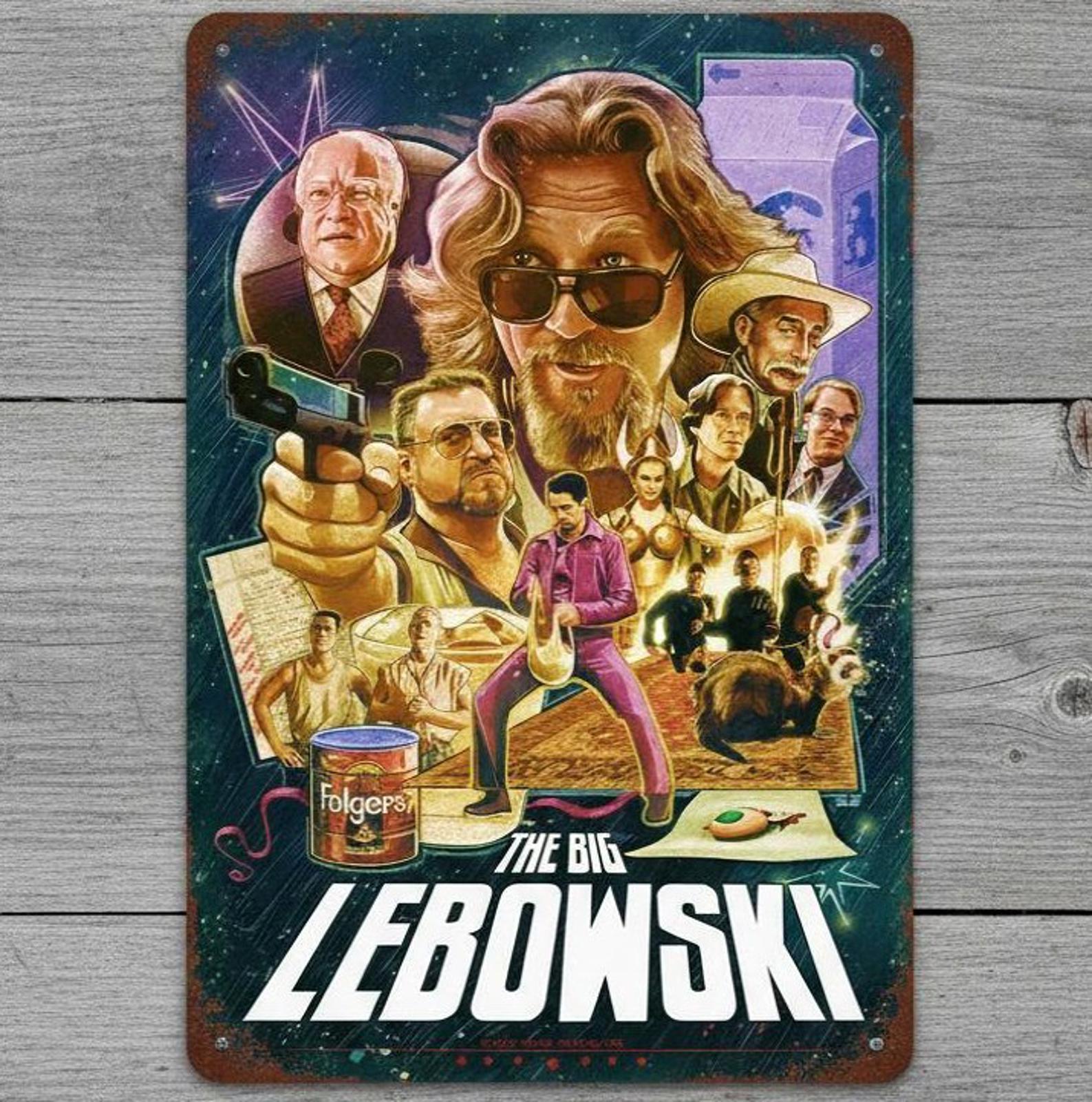 The Big Lebowski 8 x 12 Vintage Novelty Metal Sign Made In USA New!